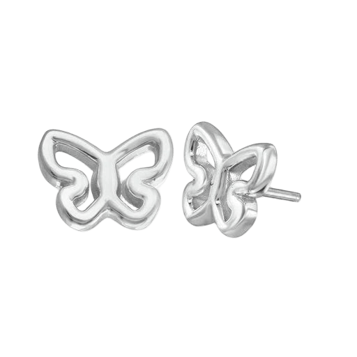 Butterfly – 14K Gold Threadless & Threaded End - piercing - zone.com