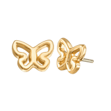 Butterfly – 14K Gold Threadless & Threaded End - piercing - zone.com