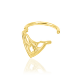 Cathedral – 14K Gold Gothic Architecture Clicker - piercing - zone.com