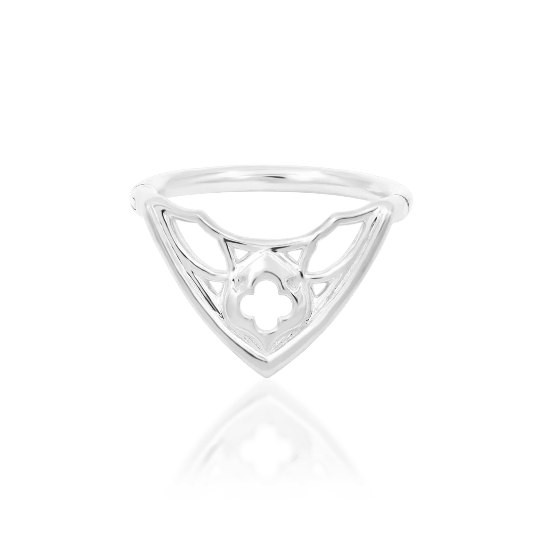 Cathedral – 14K Gold Gothic Architecture Clicker - piercing - zone.com
