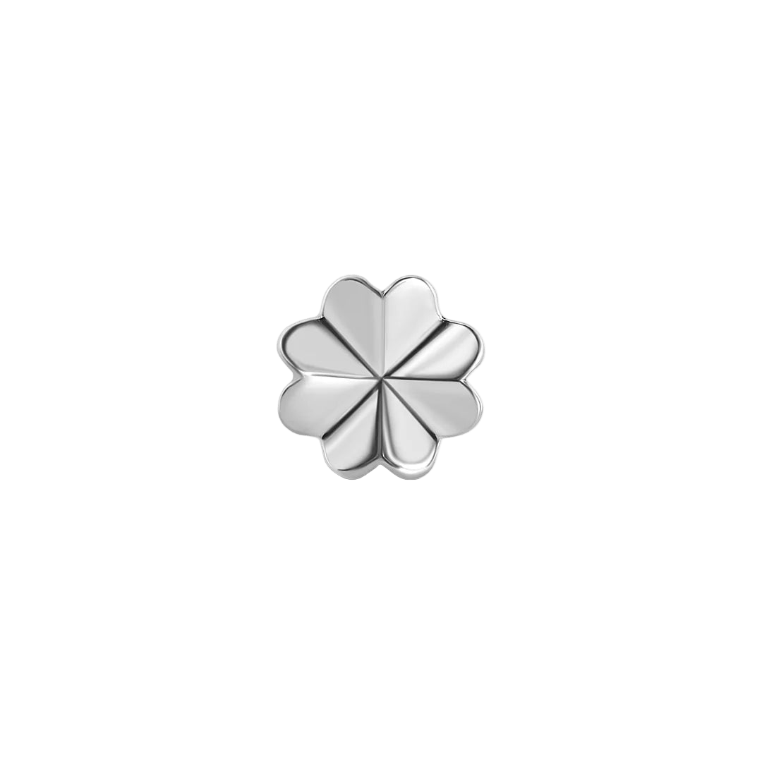 Clover – 14K Gold Threadless & Threaded End - piercing - zone.com