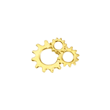 Coggs – 14K Gold Threadless End - piercing - zone.com