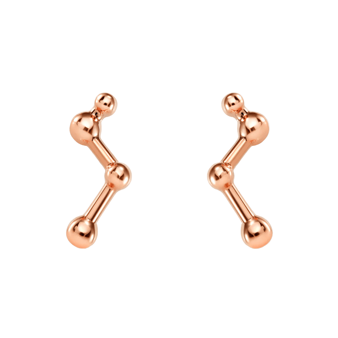 Constellation Short – 14K Gold Threadless & Threaded End - piercing - zone.com