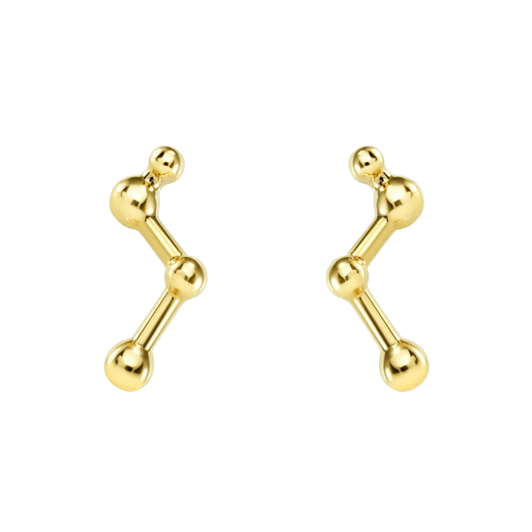 Constellation Short – 14K Gold Threadless & Threaded End - piercing - zone.com