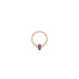 Coterie – Amethyst – 14K Gold Clicker - piercing - zone.com