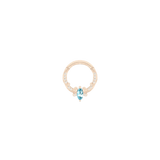 Coterie – London Blue Topaz – 14K Gold Clicker - piercing - zone.com