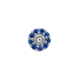 Daisy – 14K/18K Gold CZ Flower Threadless End - piercing - zone.com