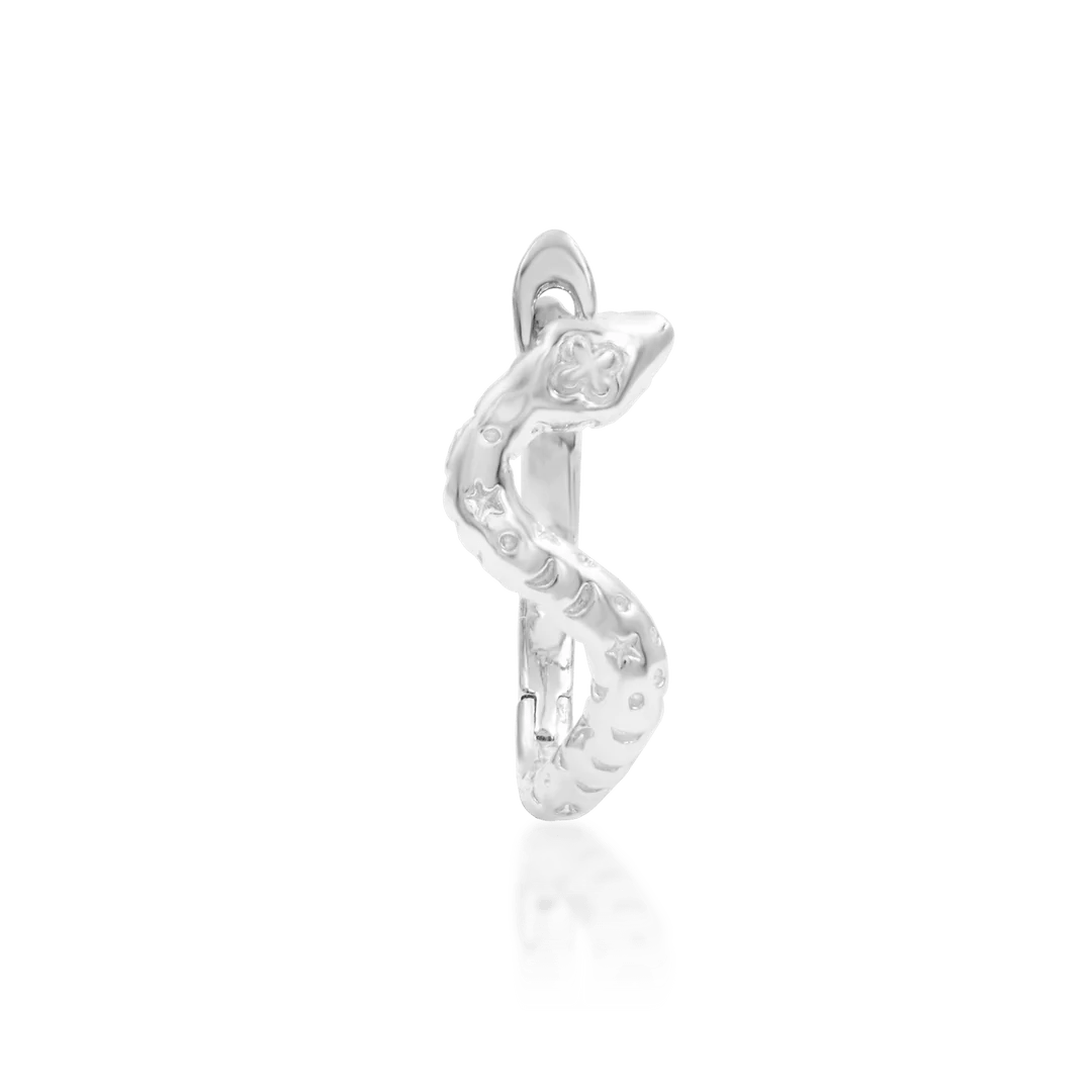 Dusa – Celestial Serpent – 14K Gold Threadless End - piercing - zone.com