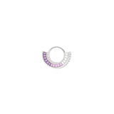 Echelon – Amethyst – 14K Gold Clicker - piercing - zone.com