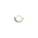 Echelon – London Blue Topaz – 14K Gold Clicker - piercing - zone.com