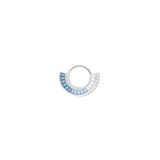 Echelon – London Blue Topaz – 14K Gold Clicker - piercing - zone.com