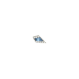 Eminence – London Blue Topaz – 14K Gold Threadless End - piercing - zone.com