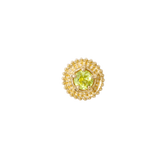 Hypnotize – Beaded Birthstone Halo – 14K Gold Threadless End