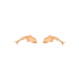 Fish – 14K Gold Threadless & Threaded End - piercing - zone.com