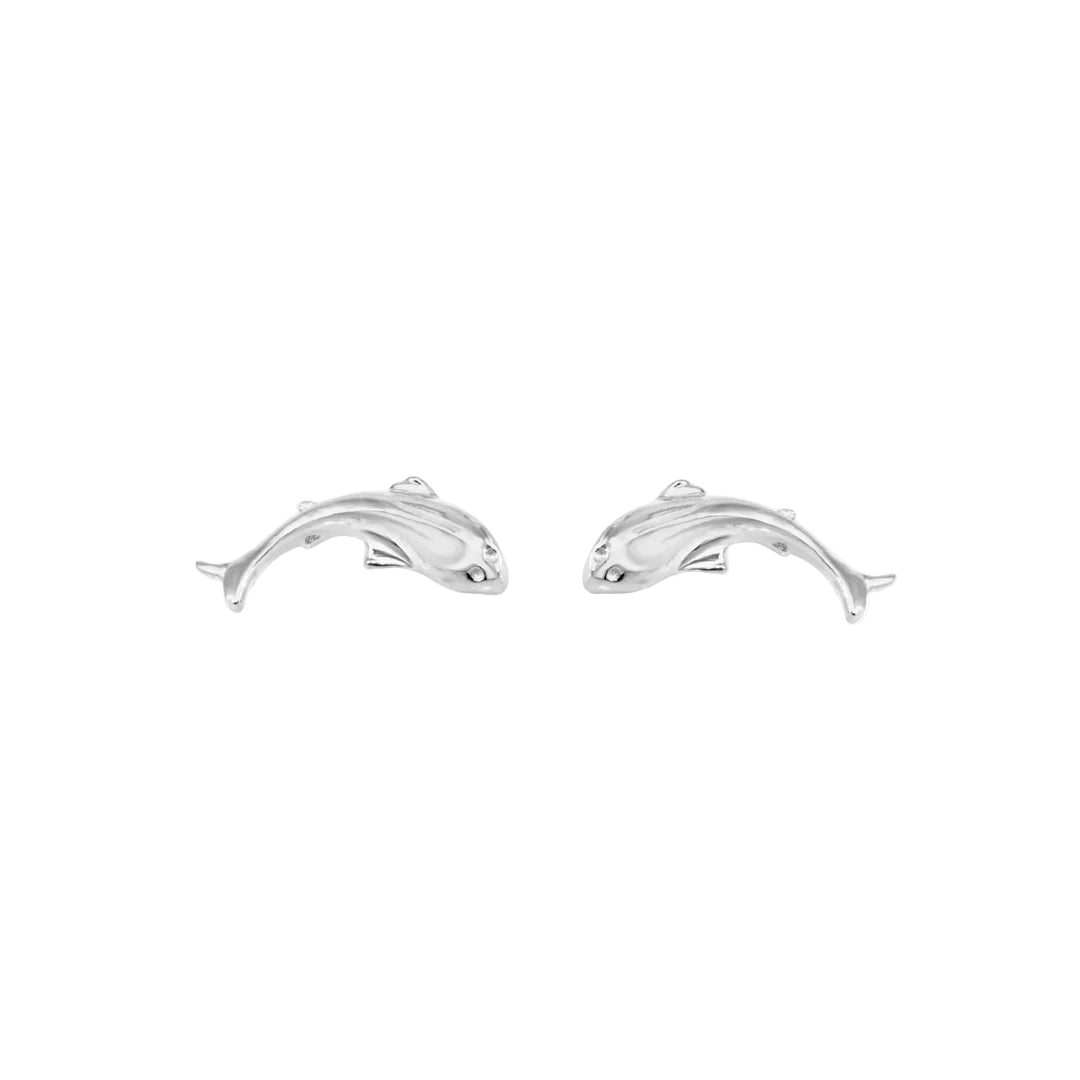 Fish – 14K Gold Threadless & Threaded End - piercing - zone.com