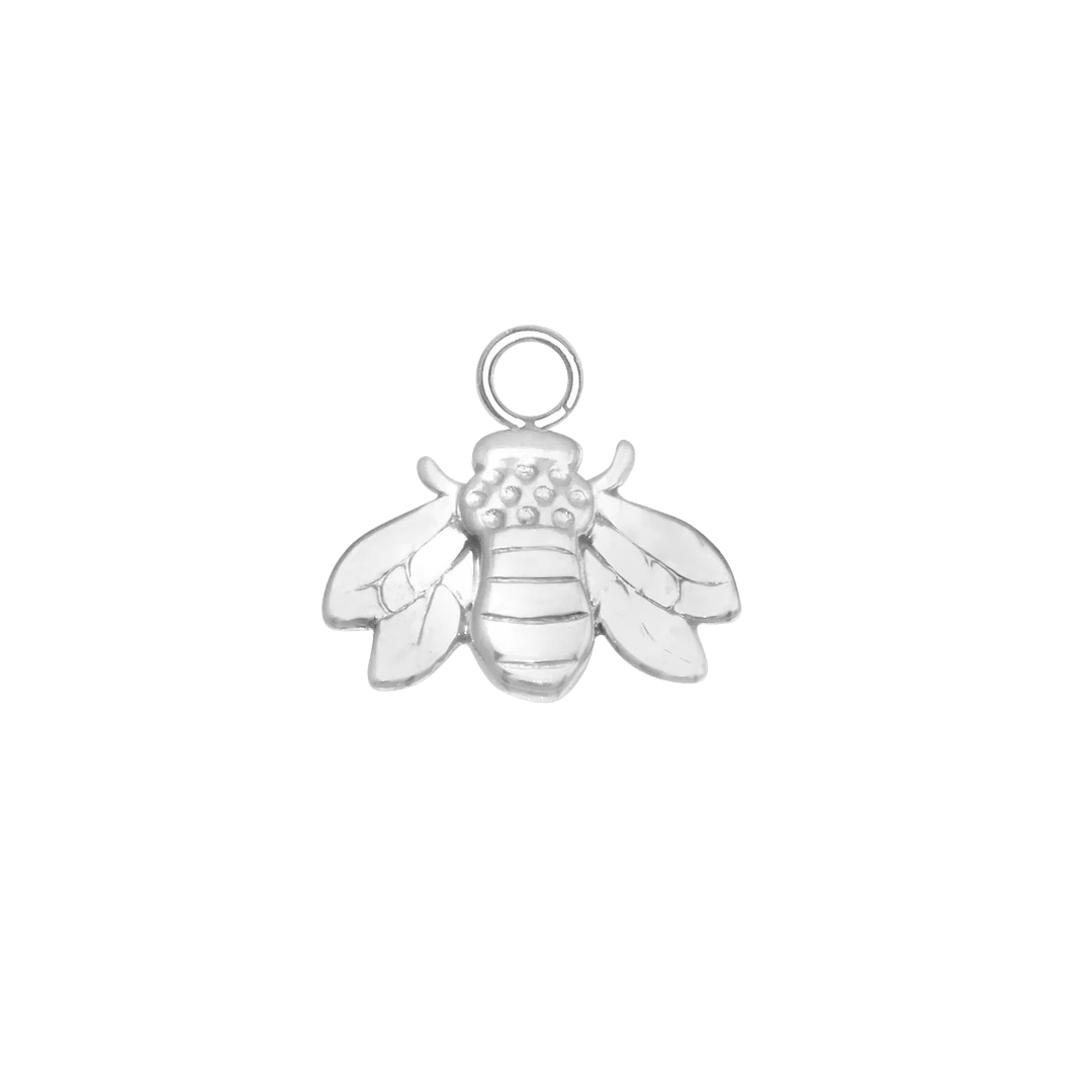 Flying Bee – 14K & 18K Gold Charm - piercing - zone.com
