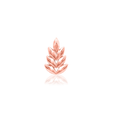Forest – 14K Gold Leaf Decorative End - piercing - zone.com