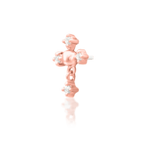 Francis – CZ Quad Cluster – 14K Gold Threadless End - piercing - zone.com