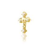 Francis – CZ Quad Cluster – 14K Gold Threadless End - piercing - zone.com