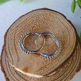 Gold Beaded Clicker – 14K Seamless Ring - piercing - zone.com