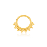 Gold Tri - Bead – 14K Gold Clicker - piercing - zone.com