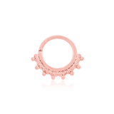 Gold Tri - Bead – 14K Seam Ring - piercing - zone.com