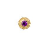 Hypnotize – 14K Gold Beaded Birthstone Threadless End - piercing - zone.com