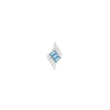 Intrigue – London Blue Topaz – 14K Gold Threadless End - piercing - zone.com