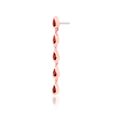 Side View of Ayuna Chains Showing Drop Length and Flow