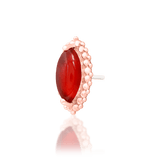 Styled ear photo with Fernley – elegant fit for flat or conch piercing