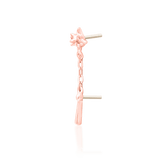Flail in Yellow Gold – Displayed Under Studio Light