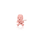 14K GOLD SKULL CROSSBONE - THREADLESS END piercing-zone.com