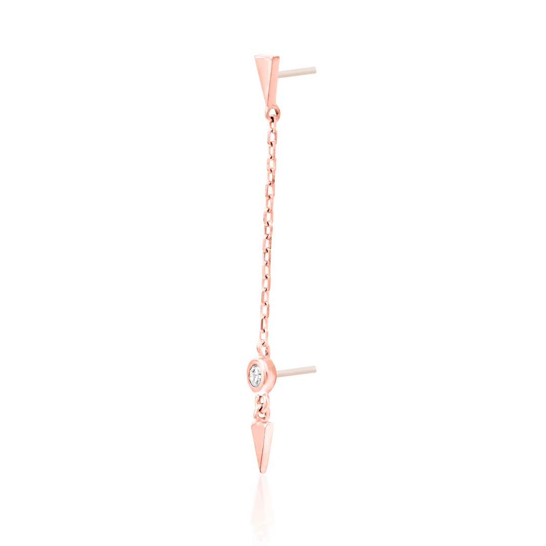 Side Angle Showing Chain Tension and Geometric Endpoints