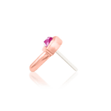 Kinoko End in Helix Piercing – Side Close-Up