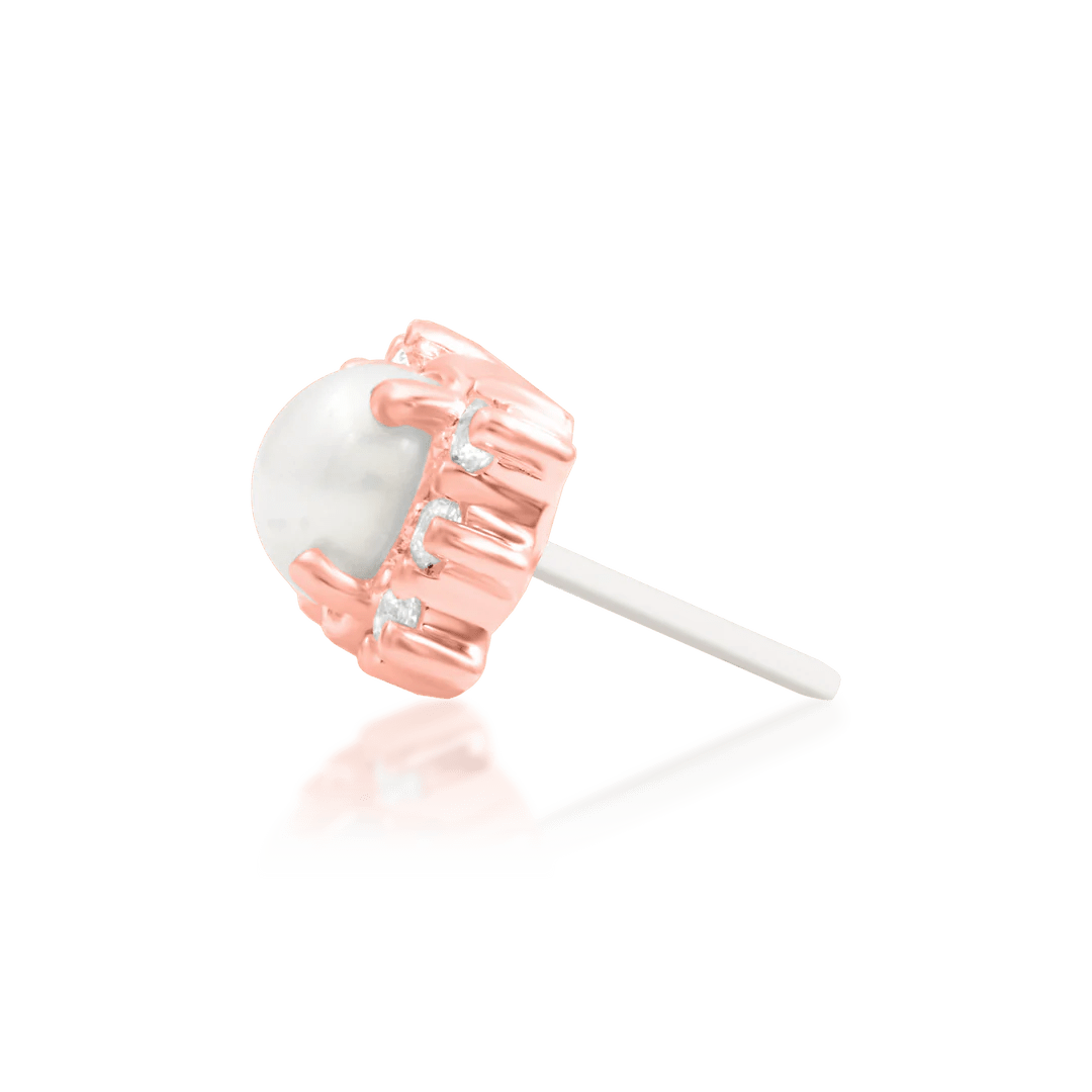 14K gold Martha end for elegant piercings