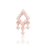 Top-down image of Miri end in rose gold – graceful shape and brilliance