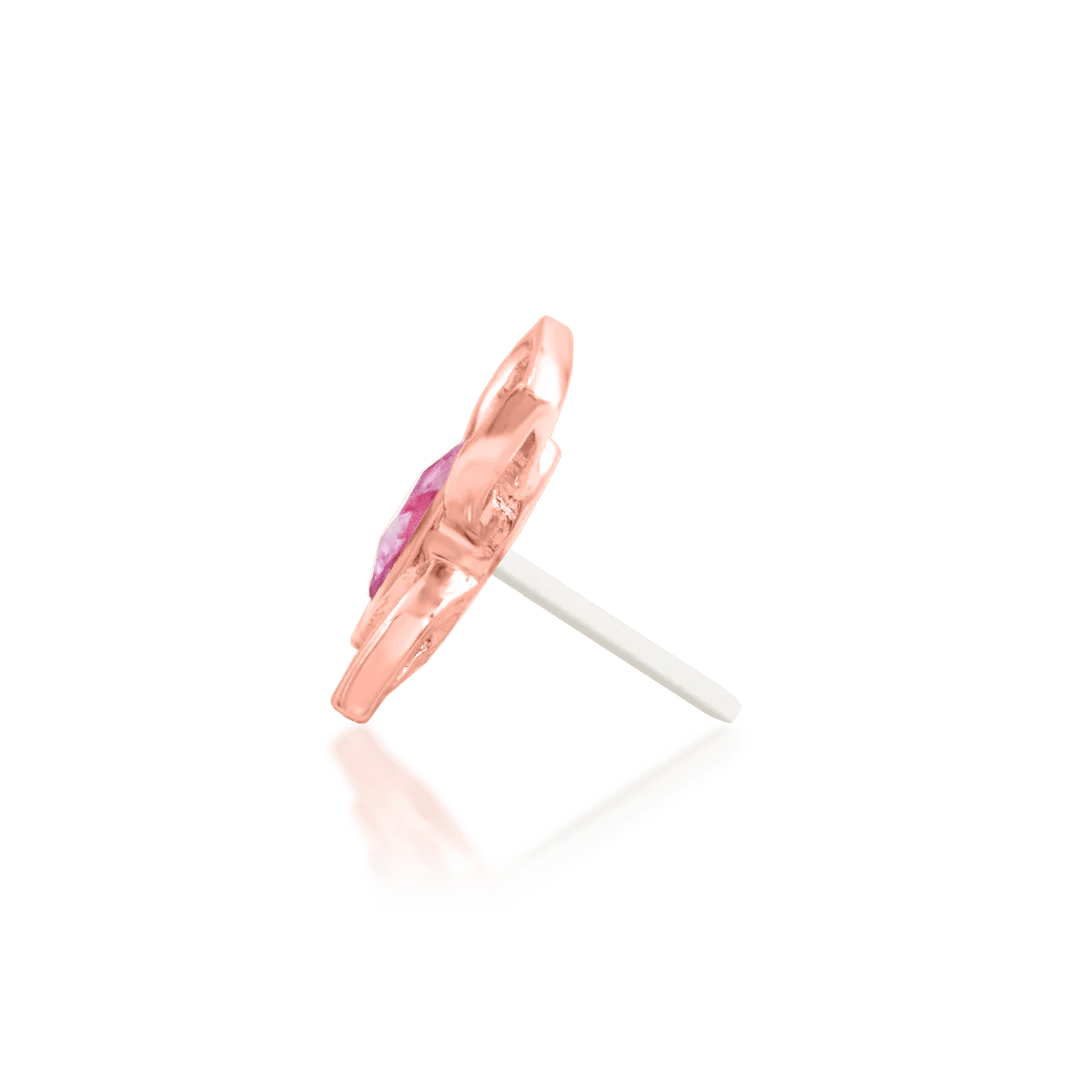 Side Angle of Navhvi Showing Curved Gold Wings