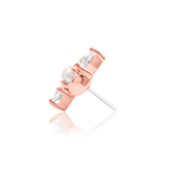 Subtle 14K gold jewelry piece with pearl and sparkle