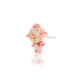 Styled piercing with Rosalind – soft glow in helix or flat placement