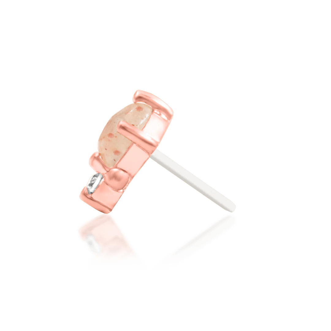 Side Angle of Rosalind Showing Stone Heights and Shape