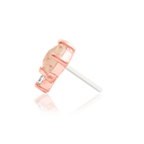 Side Angle of Rosalind Showing Stone Heights and Shape