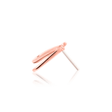 STRAIGHT RAZOR 14K GOLD  - THREADLESS END piercing-zone.com