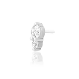 Aman Shown with Threadless Post Detached – Back and Front View