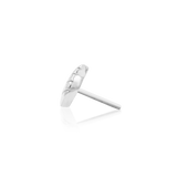 Bay Leaf – Sculpted Single Leaf – 14K Gold Threadless End