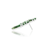 Endora in 14K White Gold – Asymmetrical Layout with Organic Texture