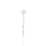 Side View of Flail Showing Dual Pins and Linear Shape