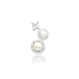 Gatsy Deco – Pearl & CZ Accent – 14K Gold Threadless End