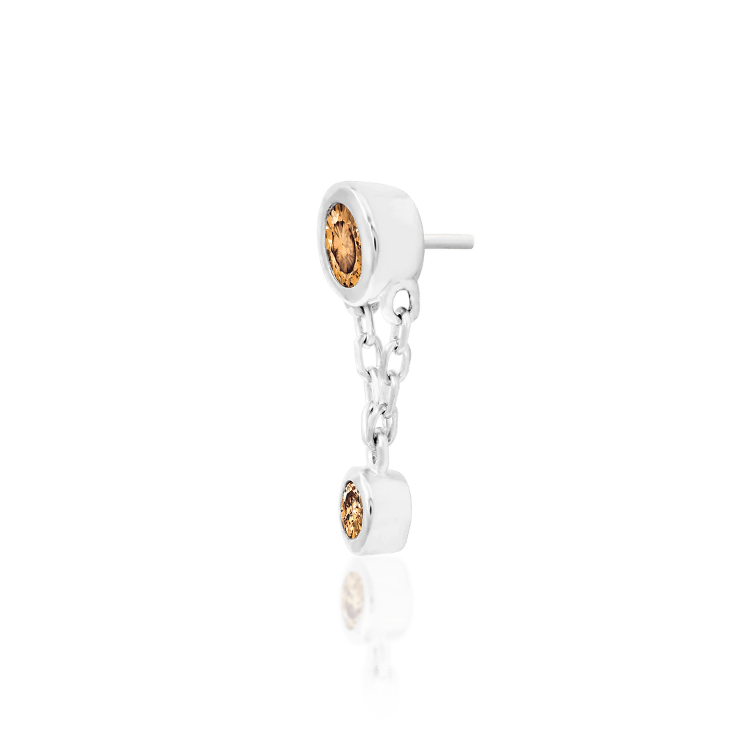 Rear Angle Displaying Threadless Pin and Chain Attachment