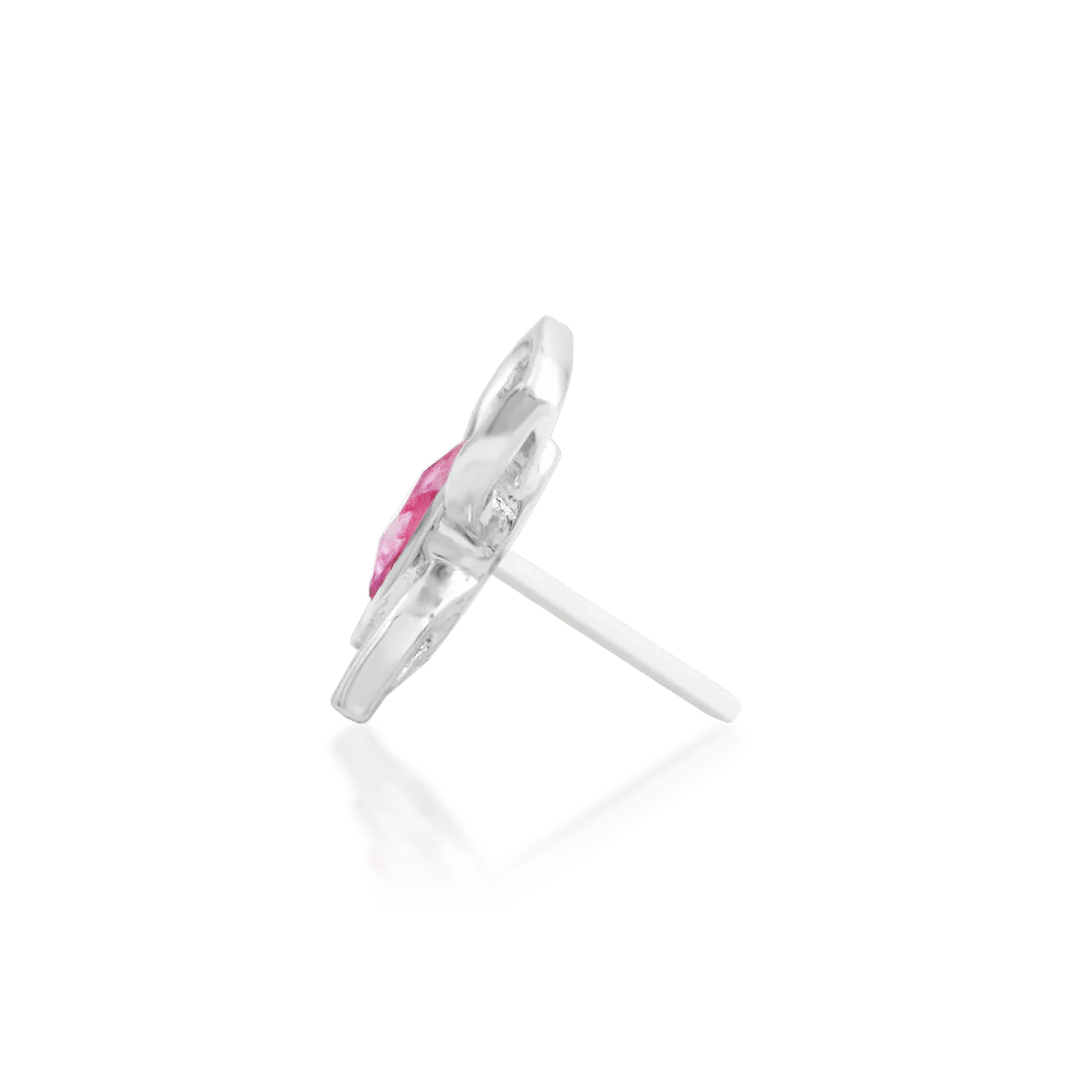 Model Wearing Navhvi in Helix Piercing – Dreamy Look