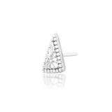 Macro image of Nina – triangle gold detail and brilliant CZ highlight